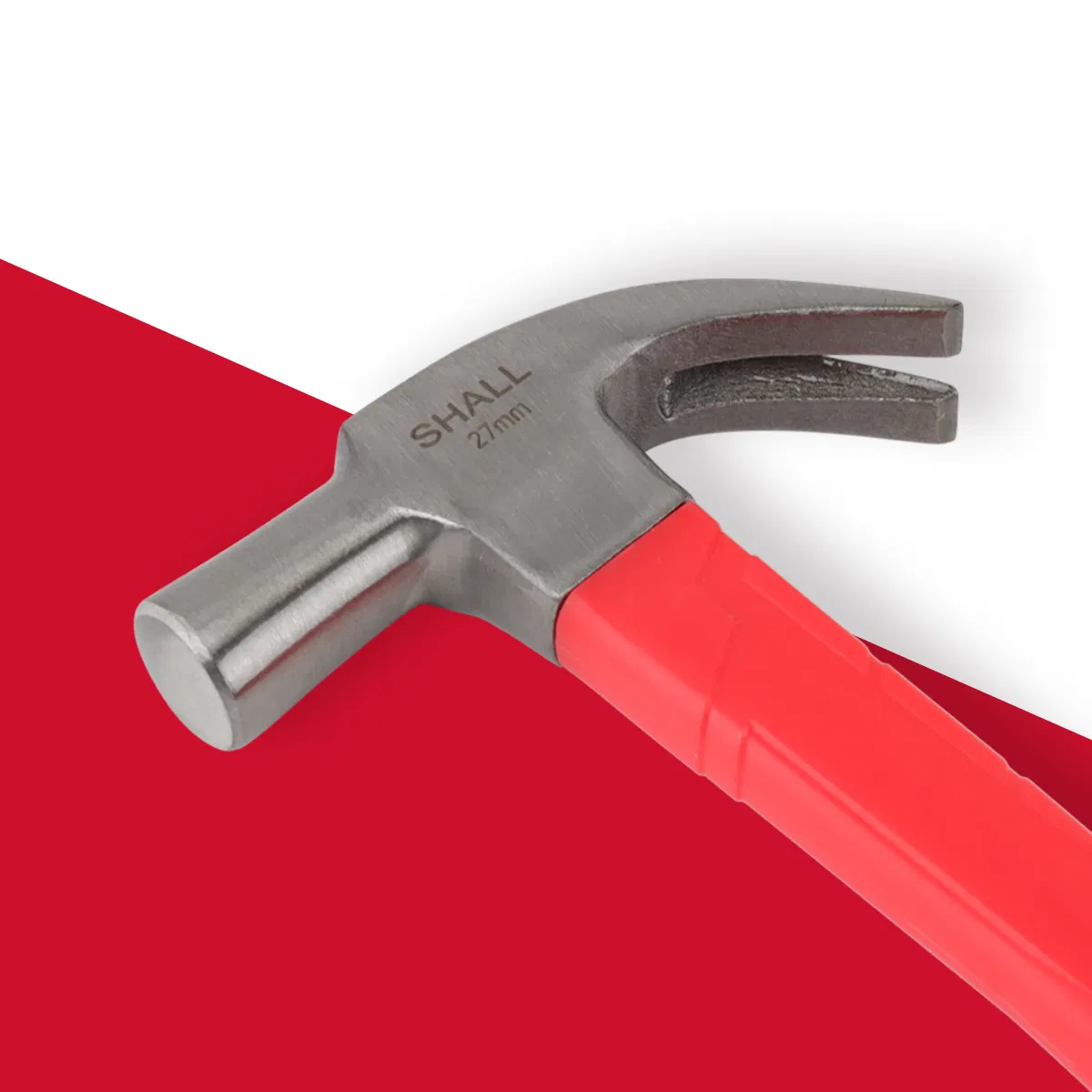 16oz Claw Hammer Heavy Duty Construction Shock Resistant Rubberized Non Slip Handle for Contractors for Household Maintenance