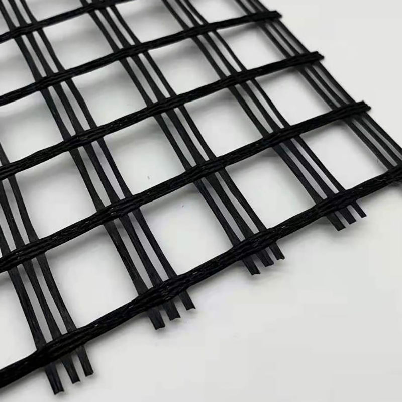 High Tensile 50kN 100kN 120kN Basalt Fiber Mesh Fiberglass Geogrid for Asphalt Road Road