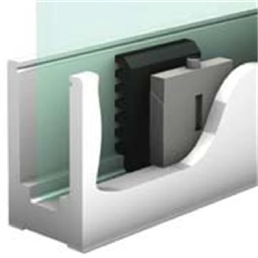 Aluminum U Base Channel Profile for Balcony Glass Balustrade