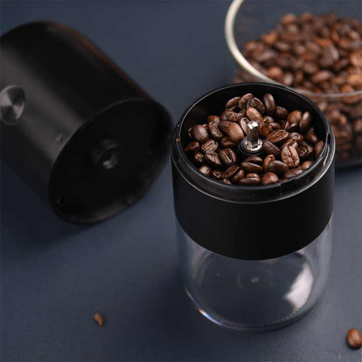 USB Rechargeable Wireless Coffee Grinder Adjustable Coarseness Electric Grinder
