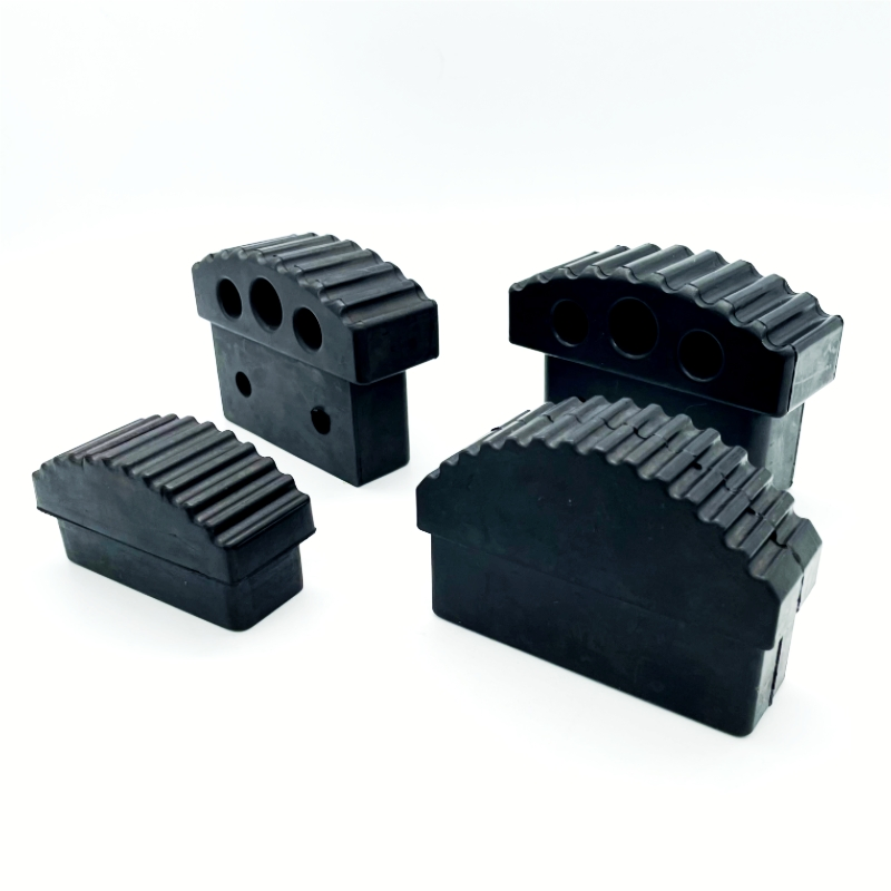 Non-Slip Heavy-Duty Rubber Ladder Shoes Replacement Ladder Rubber Feet for Tube