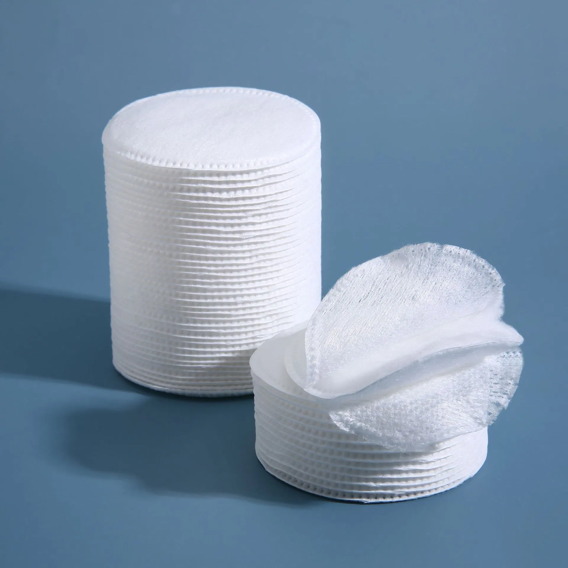60-Count Household Cotton Pads - Soft, Lint-Free for Daily Cleansing & Facial Moisturizing