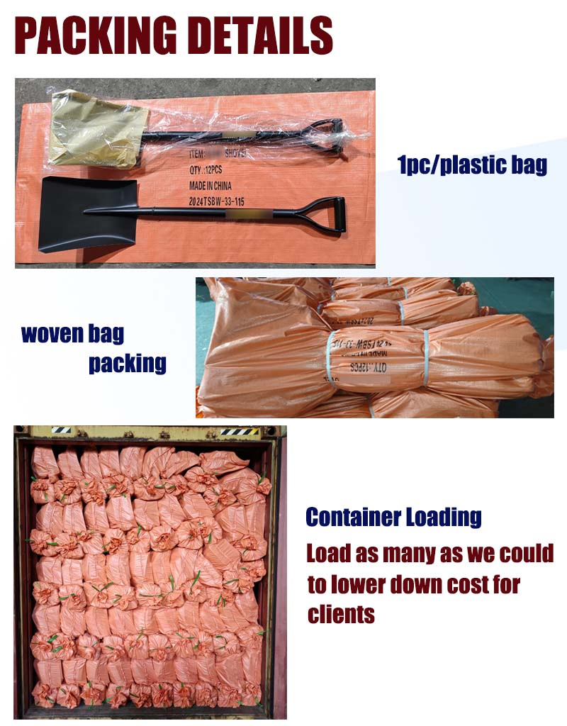 S501 All Steel Garden Hand Tool Construction Spade Hardware Agricultural Farming Elephant Short Handle Shovel