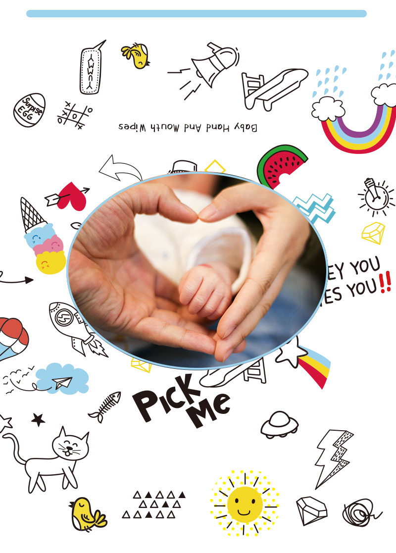 Baby Hand and Mouth Wipes Natural Plant Fiber Thickening Cleaning Wipe