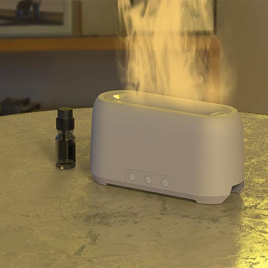 Hy Private Label Flame Humidifier Humidificador for Bedroom Diffuseur De Senteur Humidificateur Diffuser