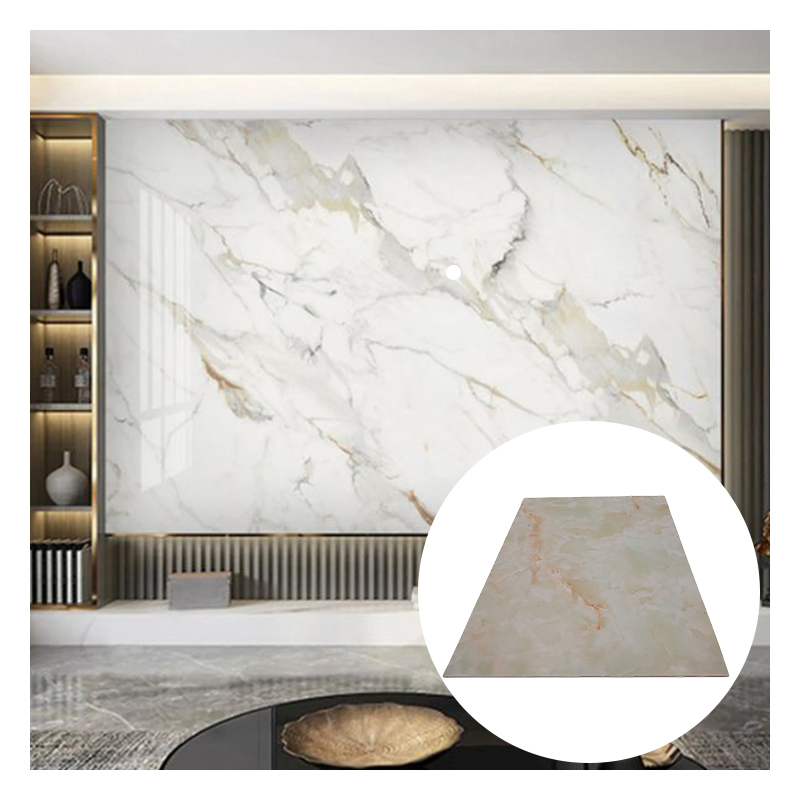 PVC Carbon Slate Marble Board Wall Panel PVC UV Marble Sheet Wall Paneling Sheet