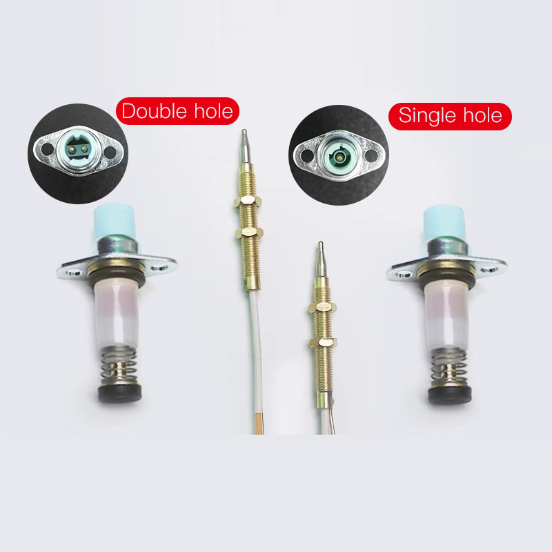 Household Gas Stove Parts Universal Thermocouple 300mm Dual Line