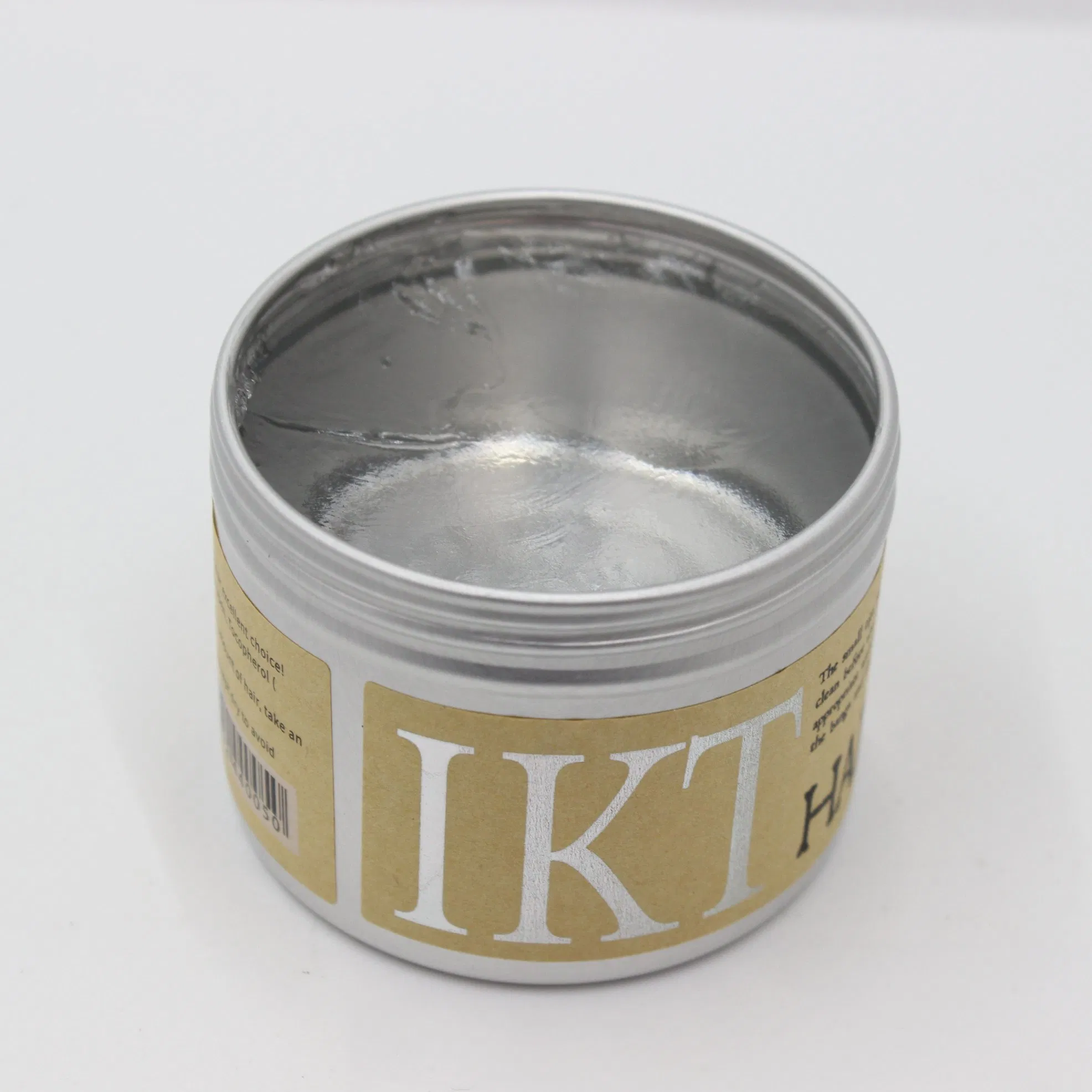 Factory Supply 130g Organic Hair Wax Pomade for Men Custom Styling Strong Hold Hypoallergenic Texturizing Effect for Curly Hair