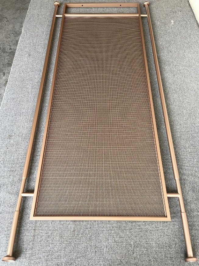 Stylish Stainless Steel Screen Room Divider with Custom Laser Cut Patterns