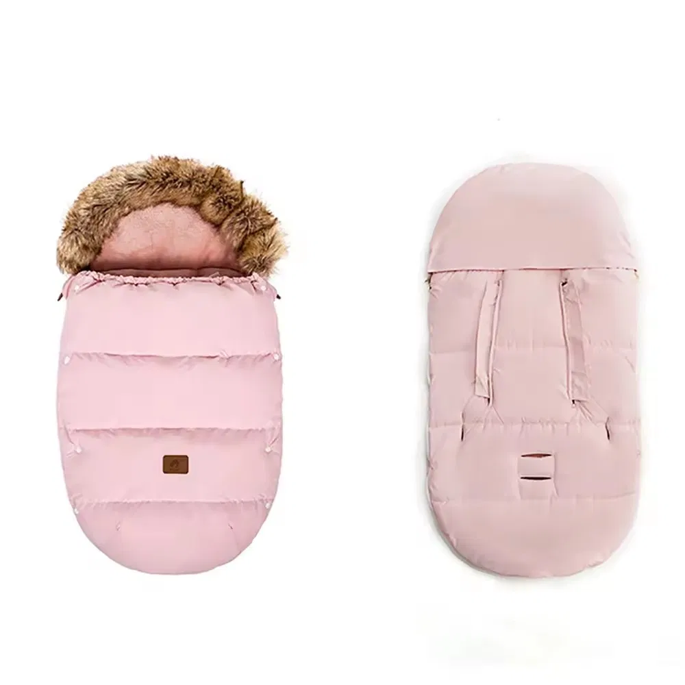 92cm Footmuff Infant Outdoor Pattern Print Baby Stroller Sleeping Bag with Zip