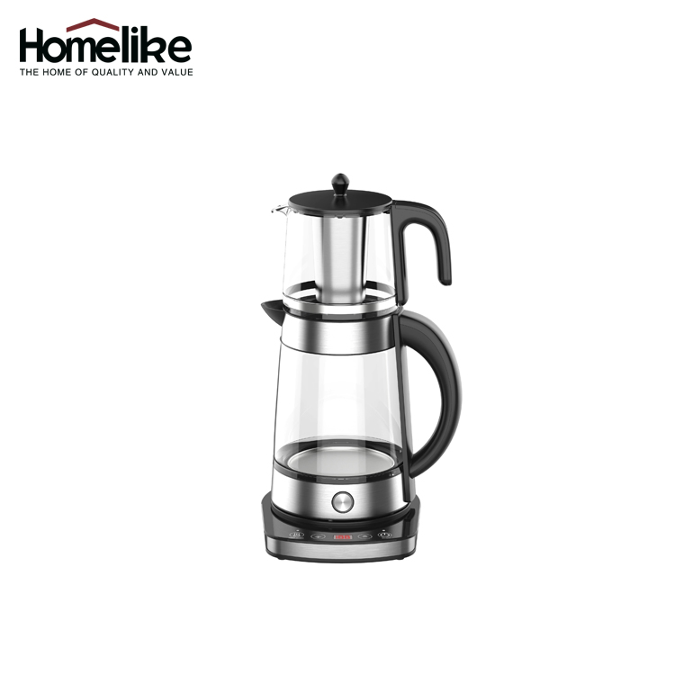 Factory Kitchen Appliance Coffee and Tea Maker Machine Automatic Glass Electric Tea Maker Set