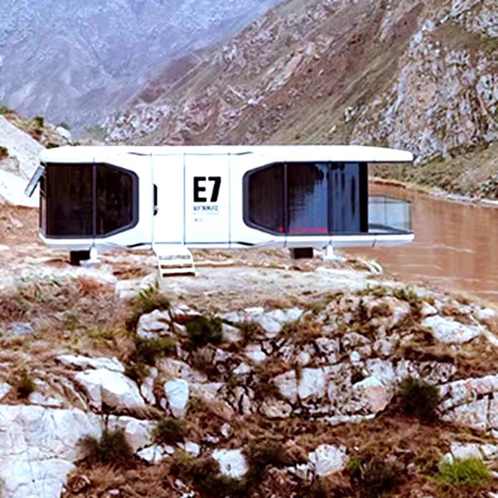 Modern Prefabricated Shipping Container House for Unique Hotel Stays