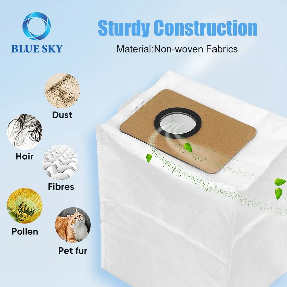 China Supplier Non-Woven Fabrics Dust Bag for Ilife T20s Self Emptying Robot Vacuum Cleaner