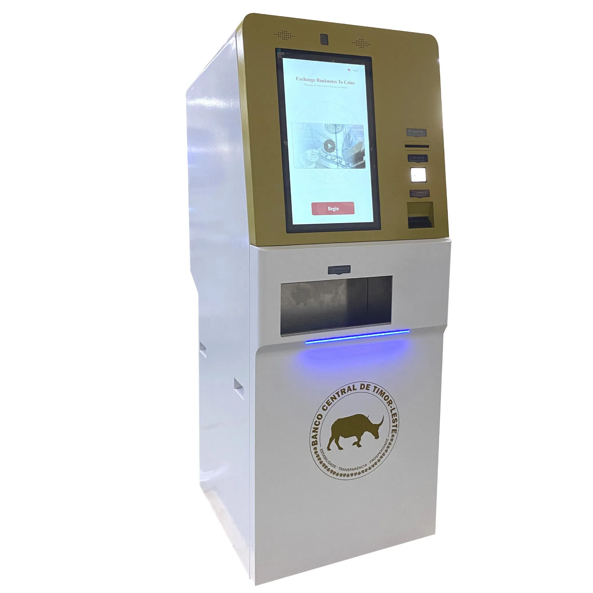 Smart Teller Machine Self Service Cash Accecptor and Deposit Banking Services Counter ATM Kiosk