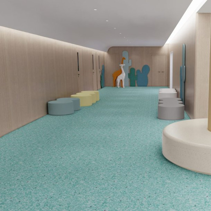 Premium Homogeneous Linoleum Vinyl Flooring for Hospitals and Clinics