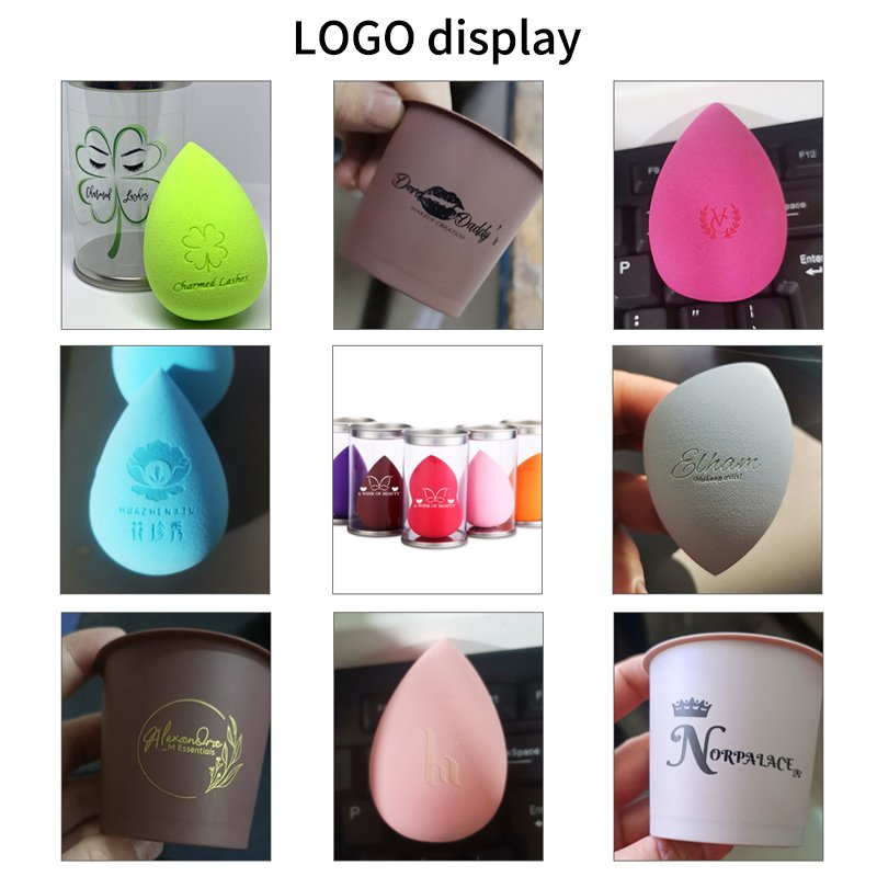 Beauty Egg Cosmetic Blender Customize Make up Sponge Private Label Latex Free Coffee Cup Makeup Sponge