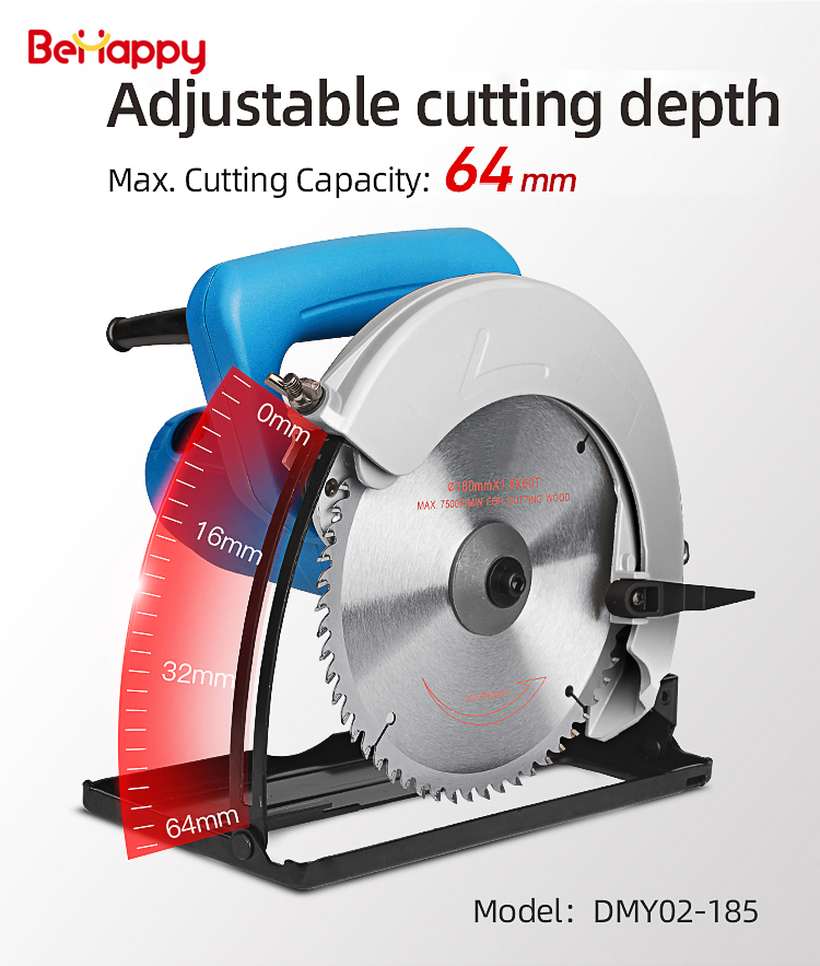 Behappy 20V Cordless Circular Saw Electric Wood Cutting Machine Lithium Battery Power Tools