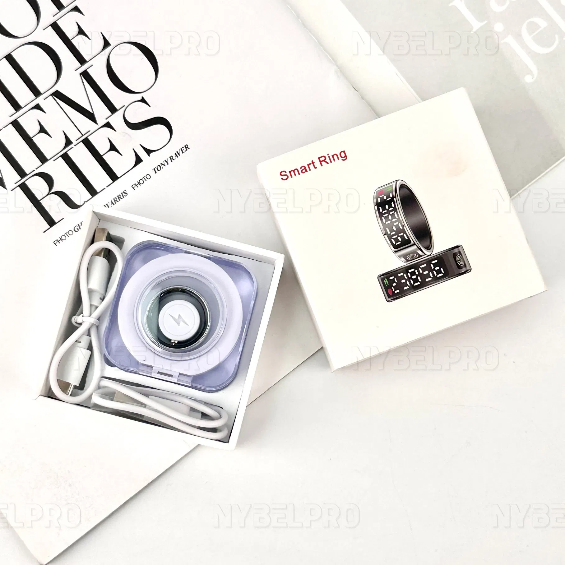 Aerospace Titanium Alloy Smart Ring with Heart Rate Blood Pressure Blood Oxygen Pulse Heartbeat Sleep Health Detection Smart Ring for Disease Detection