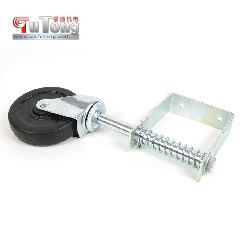 Gate Helper Wheel for Supporting Metal Swing Gates with Gate Frames Adjustable U Bolt Gate Support Wheel