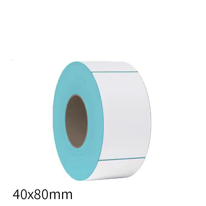 White Three-Proof Self-Adhesive Label Paper Roll for Supermarket Labels