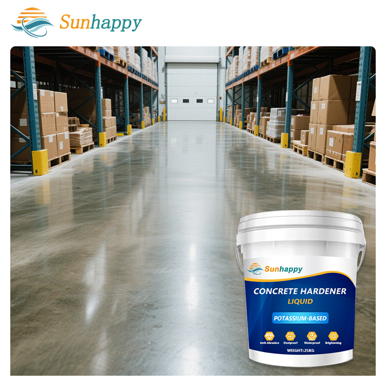 Non-Toxic Low-Voc Eco-Friendly Cement Curing Agent for Concrete Terrazzo Diamond Mortar Floor Liquid Concrete Hardener