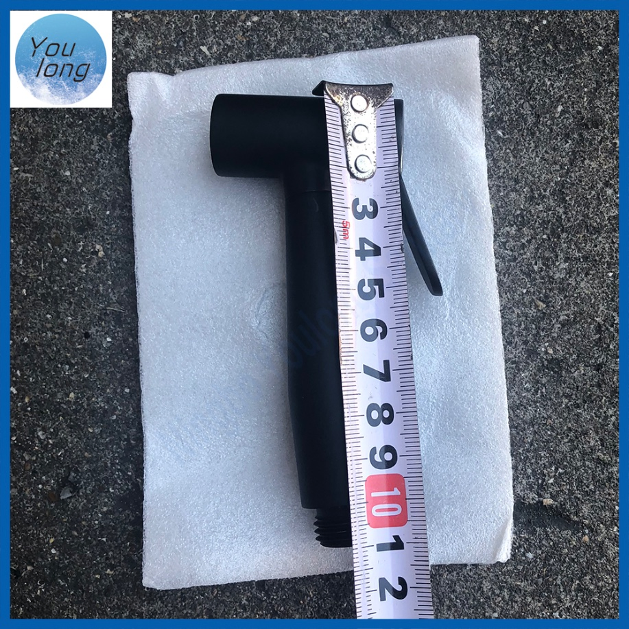 Handheld Bidet Spray Set Brass Shattaf Sprayer Black Toilet Bidet Faucet