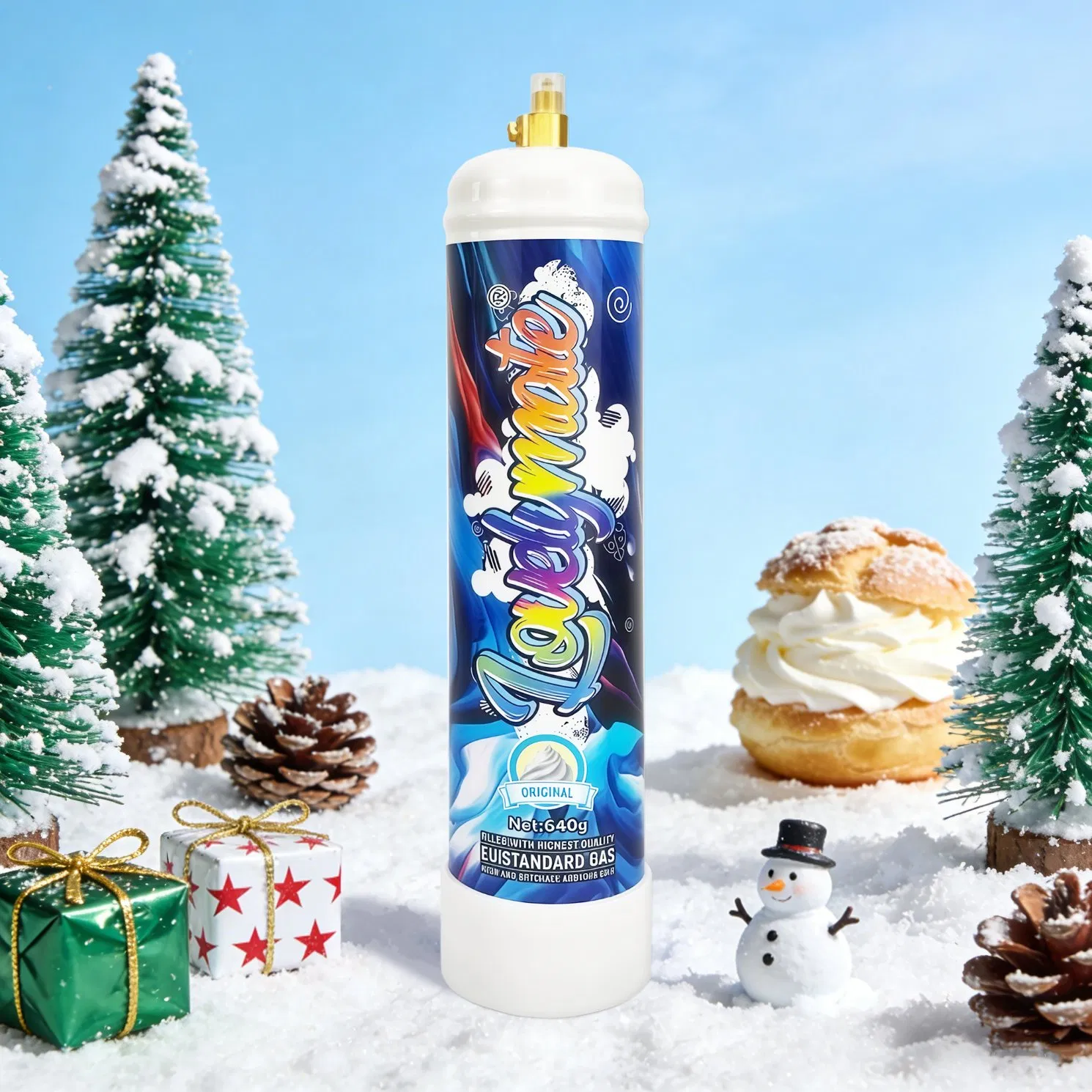 Bulk Wholesale N2o Whipped Cream Chargers Food Grade FDA Compliant for Home Baking