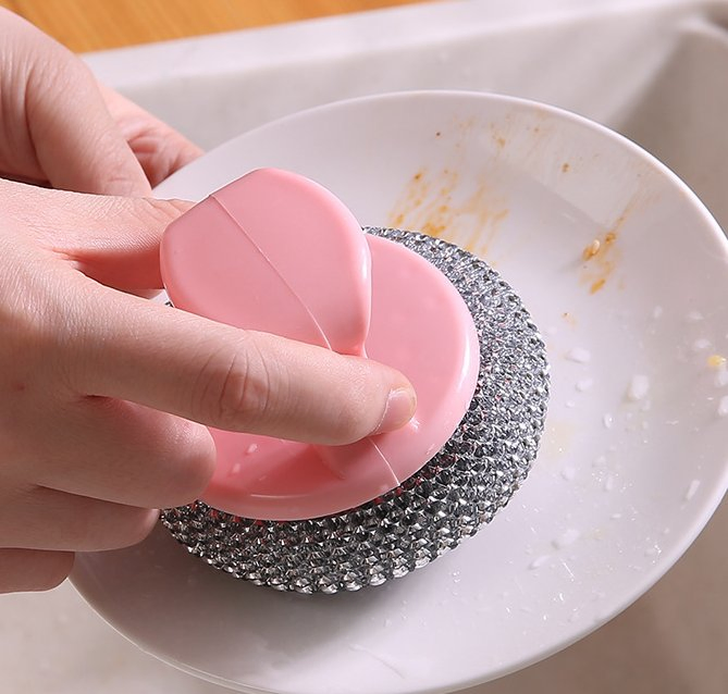 Eco-Friendly Oil-Free Cleaning Ball Brush for Home Use