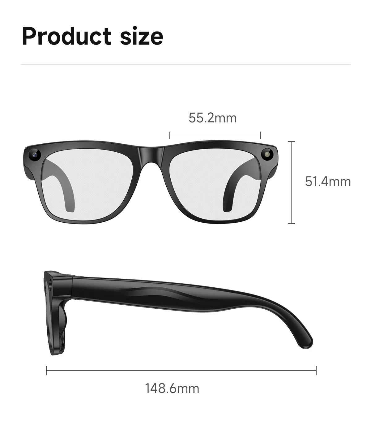 Умные очки XK ONE PRO: музыка, перевод, запись