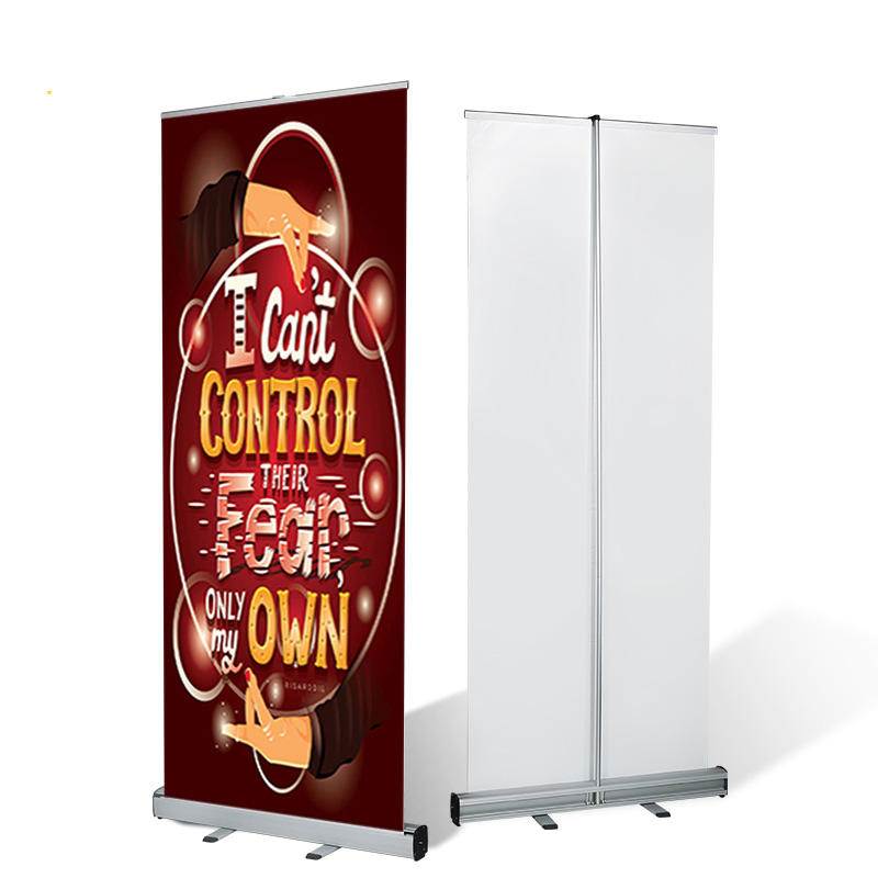 80x200cm New Arrival Portable Retractable Aluminum Roll up Banner Stand for Advertising Trade Show