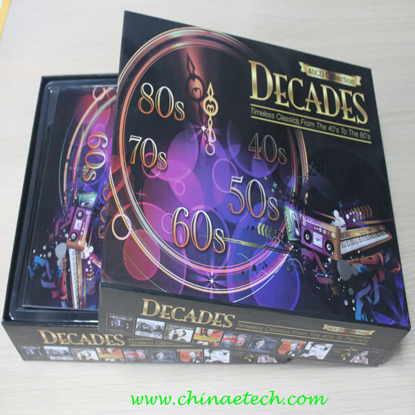Коллекция музыки 40CD Decades (40-80-е годы)