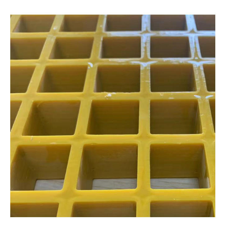 Reinforced FRP Grating Sheet Molded Fiberglass Jetty Dock Decking Coated Industrial Walkways Construction Offeringwelding