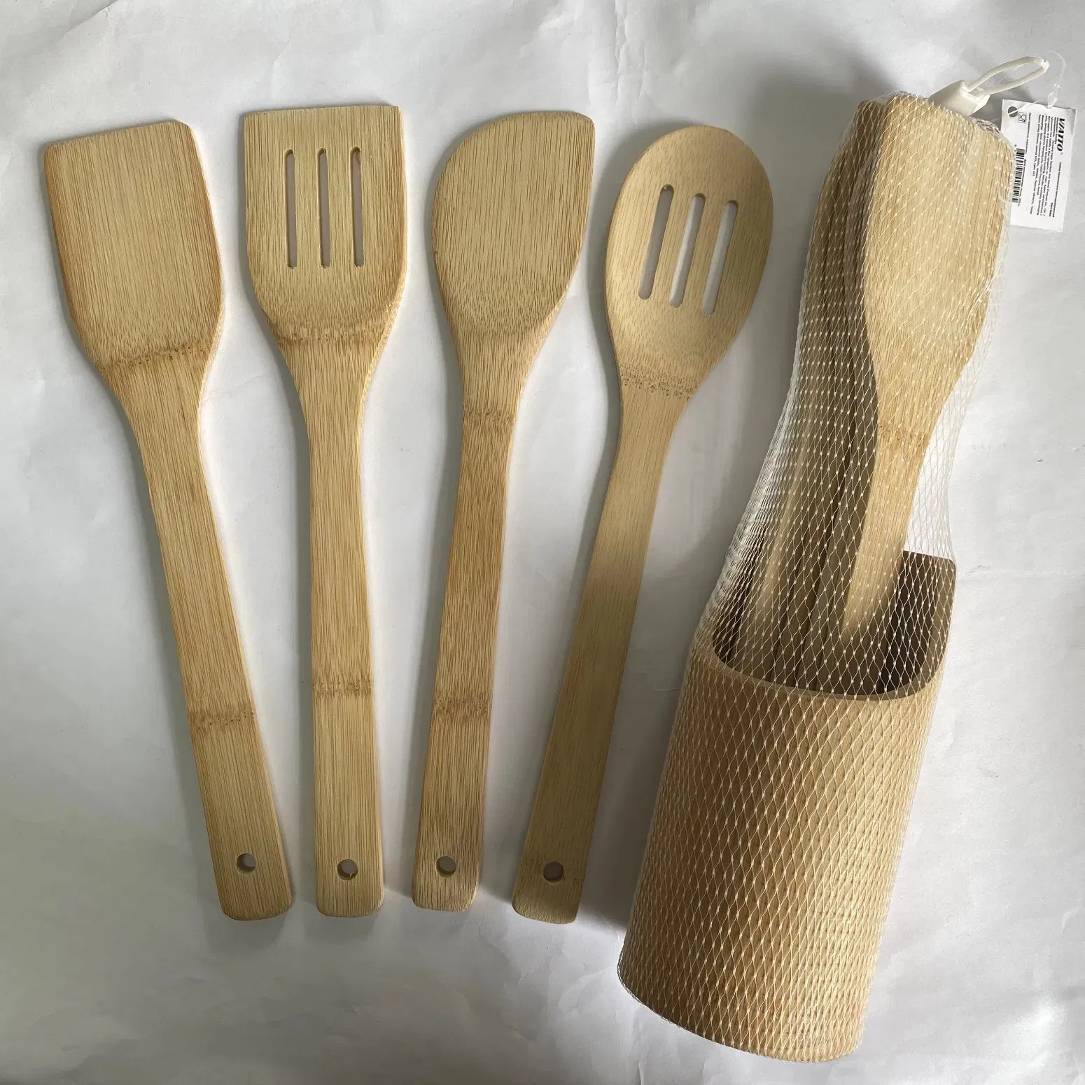 Bamboo Spoons for Cooking and Bamboo Measuring Spoons and Ladles