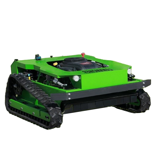 22HP Rubber Crawler Robot Gasoline Self Propelled Garden Remote Control Lawn Mower