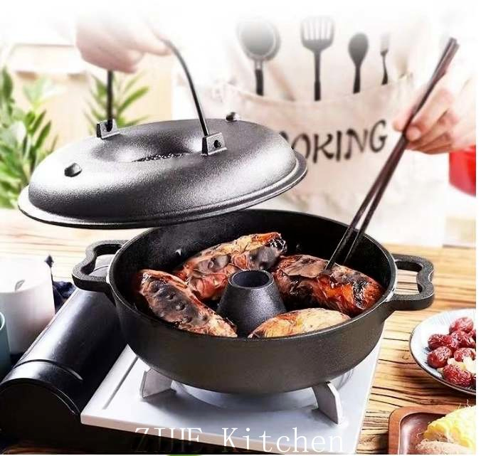 Thick Cast Iron Roasted Sweet Potato Pot Baked Sweet Potato Pig Iron Artifact