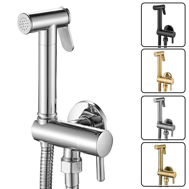 High-Quality Single Cold Water Bidet Sprayer Chrome Finish