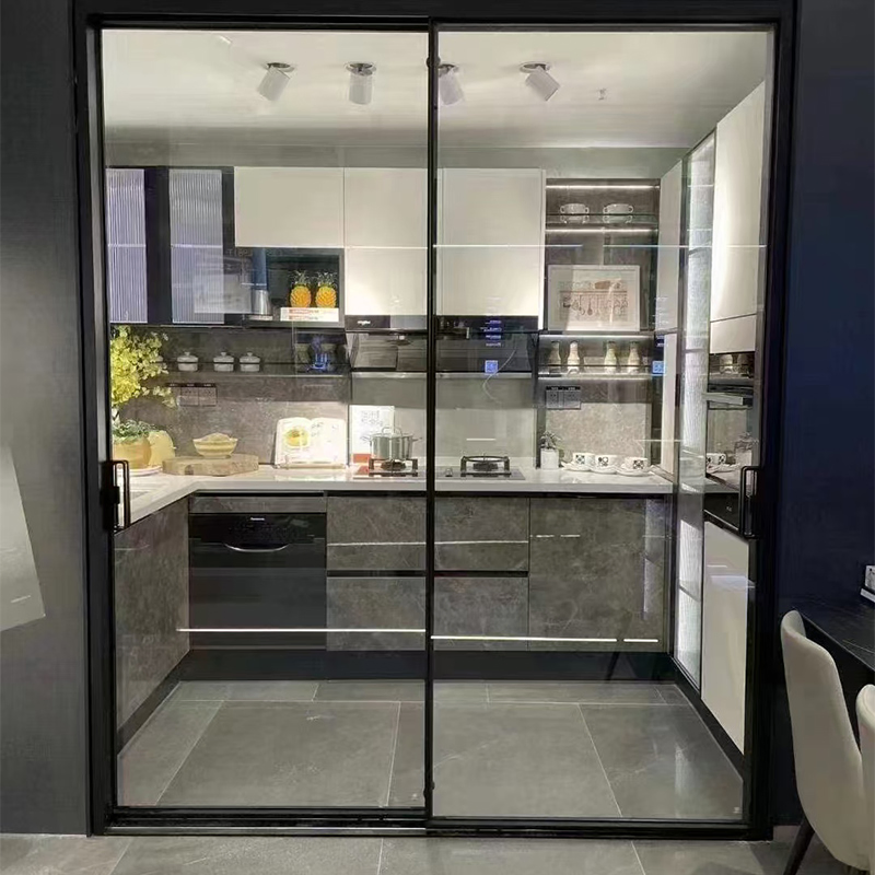Clear View Sliding Glass Doors Aluminum Kitchen Sliding Glass Door for House