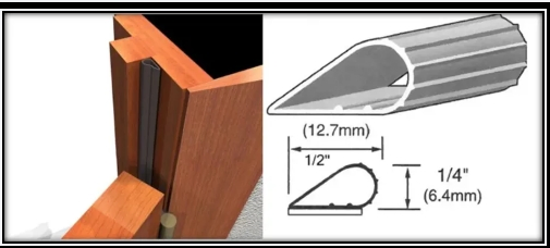 Adhesive-Backed Silicone Seal Door Gasketing