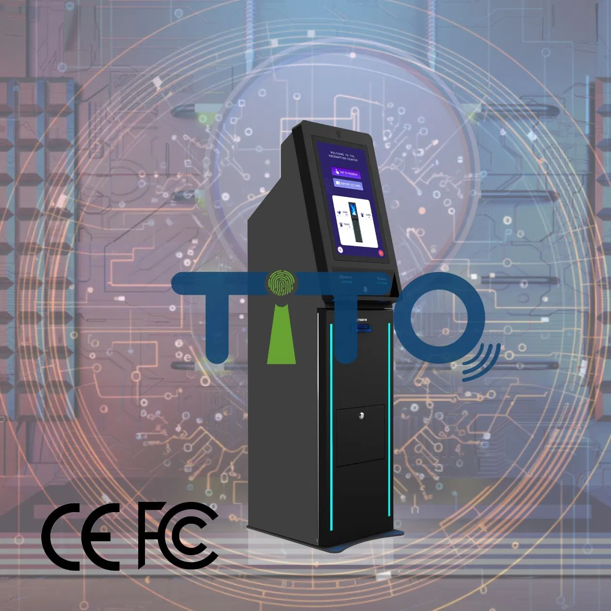 Self Redemption Kiosk Card out Payment Terminals for Arcade Game Machine From China