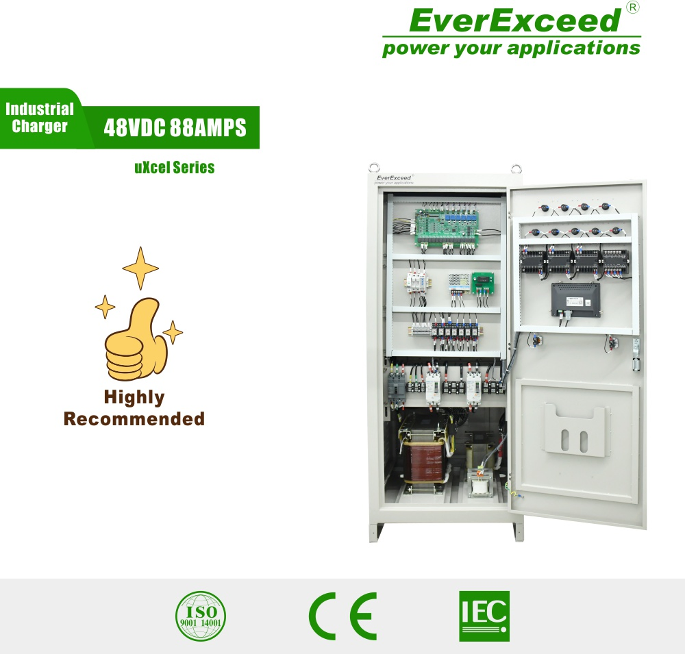 Factory Direct Sales New Lauched 48V 88A Industrial Lithium Battery Charger