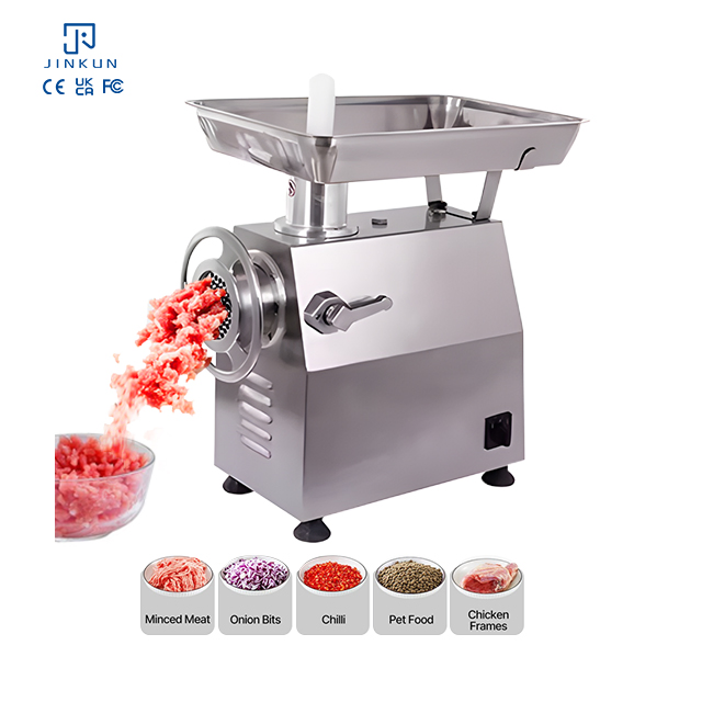 Electric Meat Grinder for Household Use Stainless Steel Sausage and Meat Mincer Machine