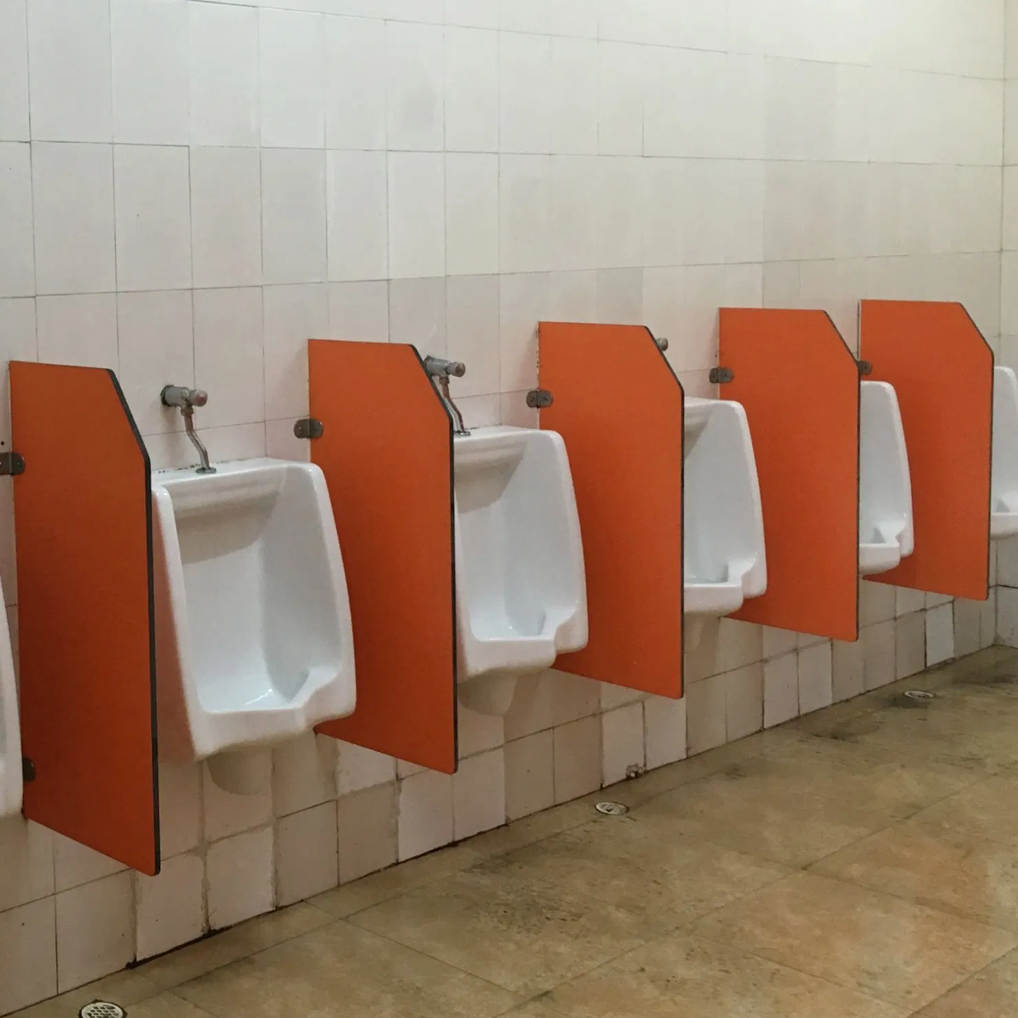Waterproof 18mm Panels for Urinal Partition for Train Station