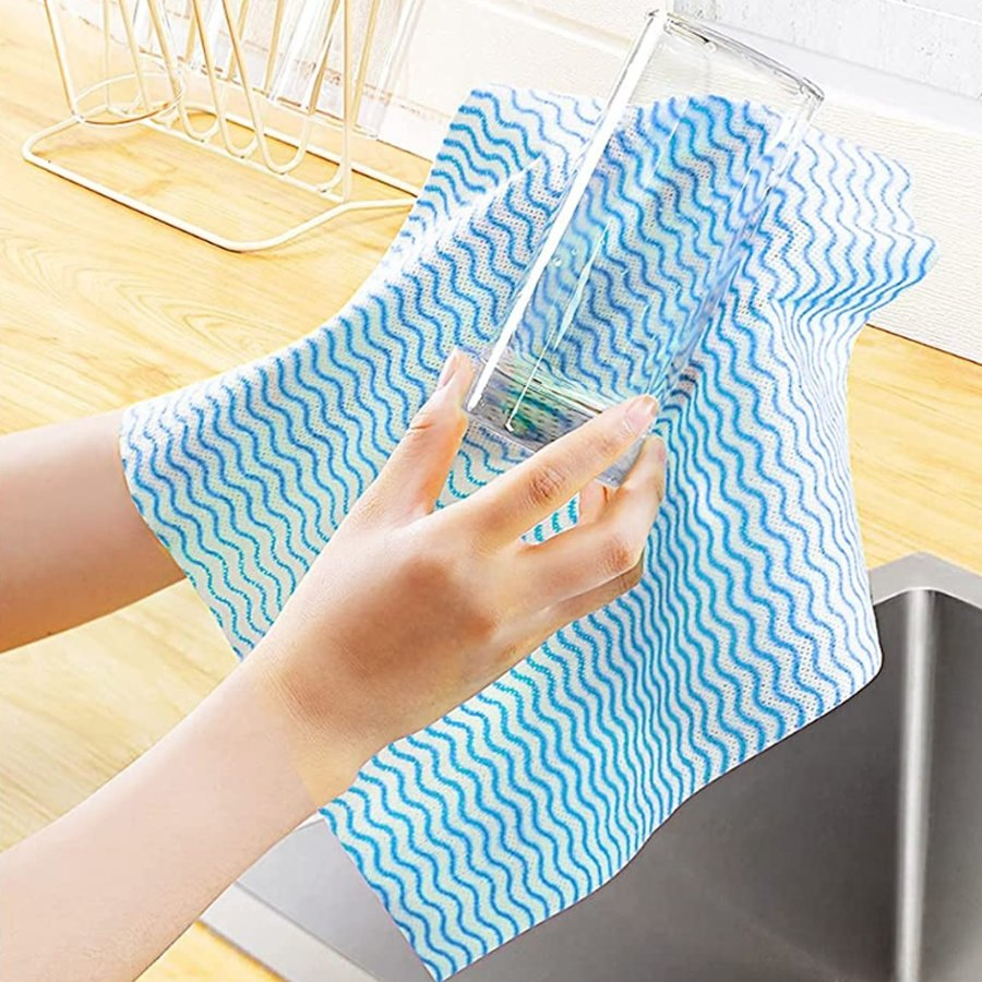 Reusable Cleaning Cloths Cleaning Wipes Heavy Machine Washable Reusable Dish Cloths Cleaning Wipes