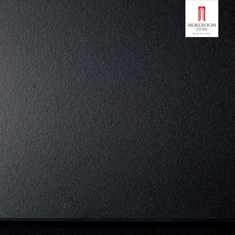 Big Size Sintered Stone Black Marble Tiles for TV Background Wall Design