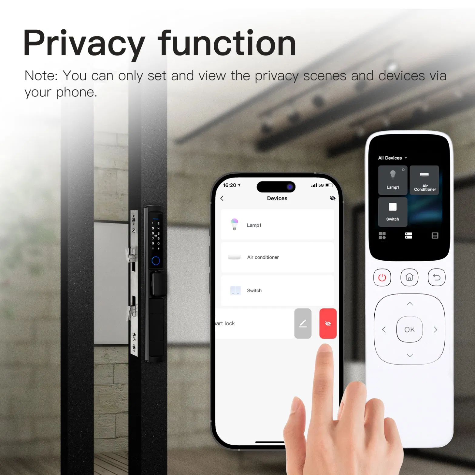 SLS Wireless Touch Screen Handheld IR Remote Controller for Home Appliance