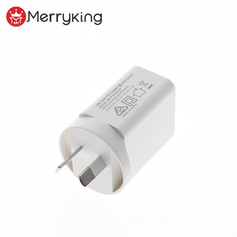 High-Speed Dual USB Wall Charger with 18W Pd QC3.0