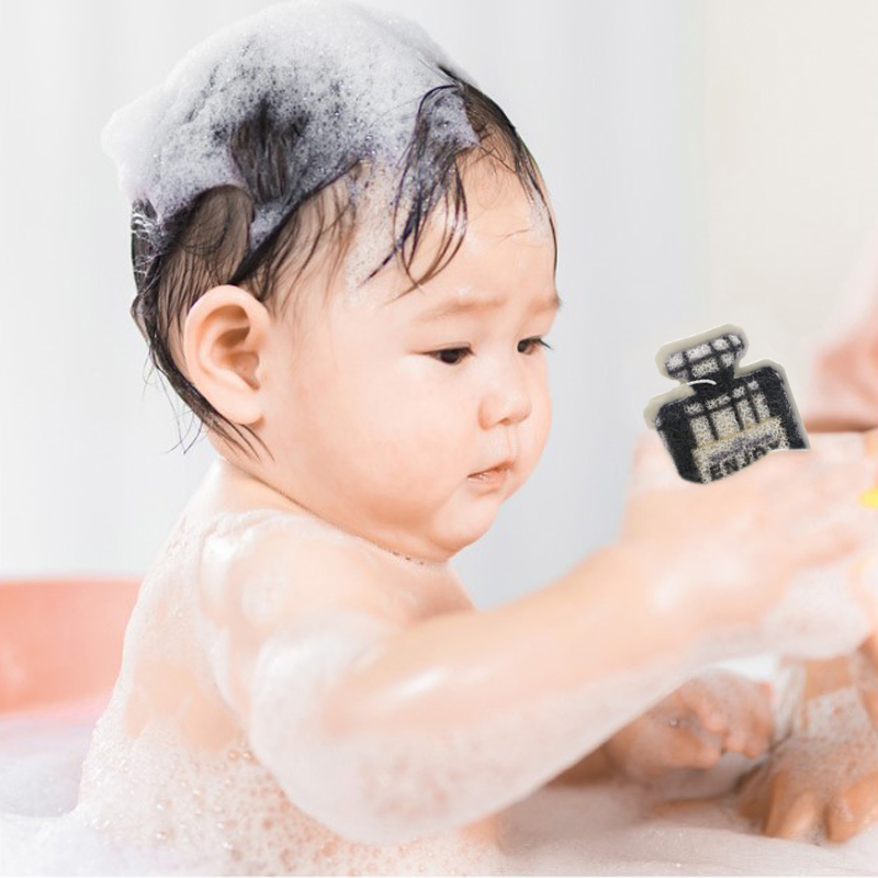 Baby Bath Artifact Scrub Scrub Ash Rich Foam Bath Sponge