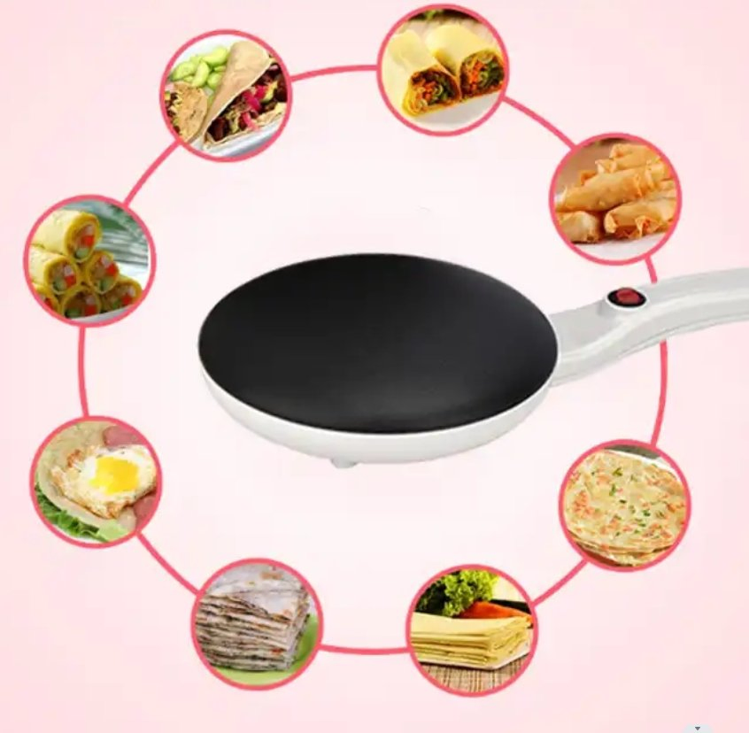 Electric Non-Stick Mini Egg Crepe Maker Pancake Maker
