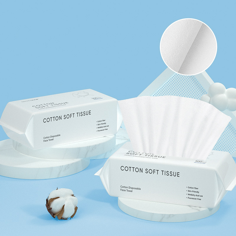 Pure Cotton Women′ S Soft Towel Thickened Removable Disposable Facial Scrub