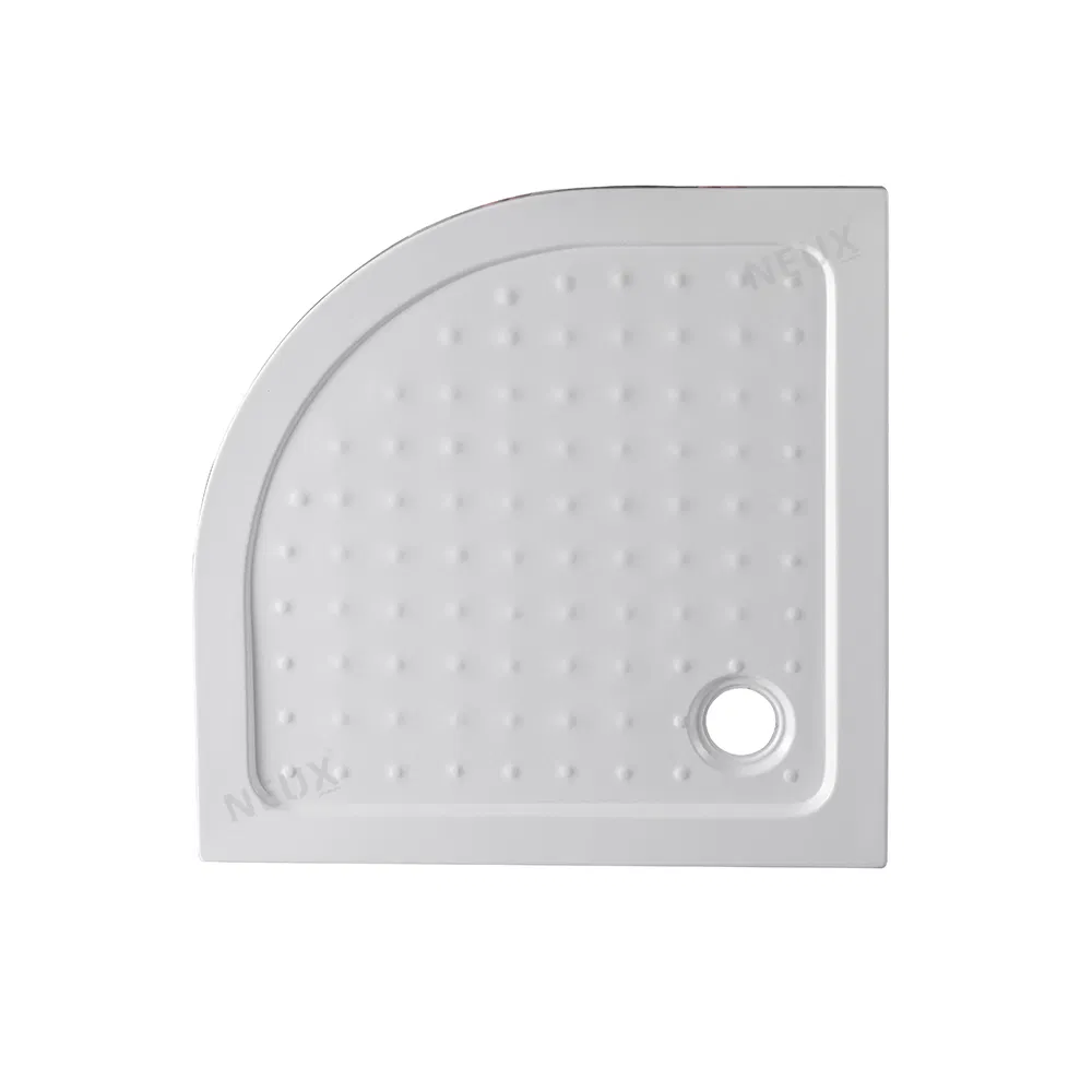 Custom Modern Premium Quality White Quadrant Anti-Slip ABS Shower Tray for Shower Room
